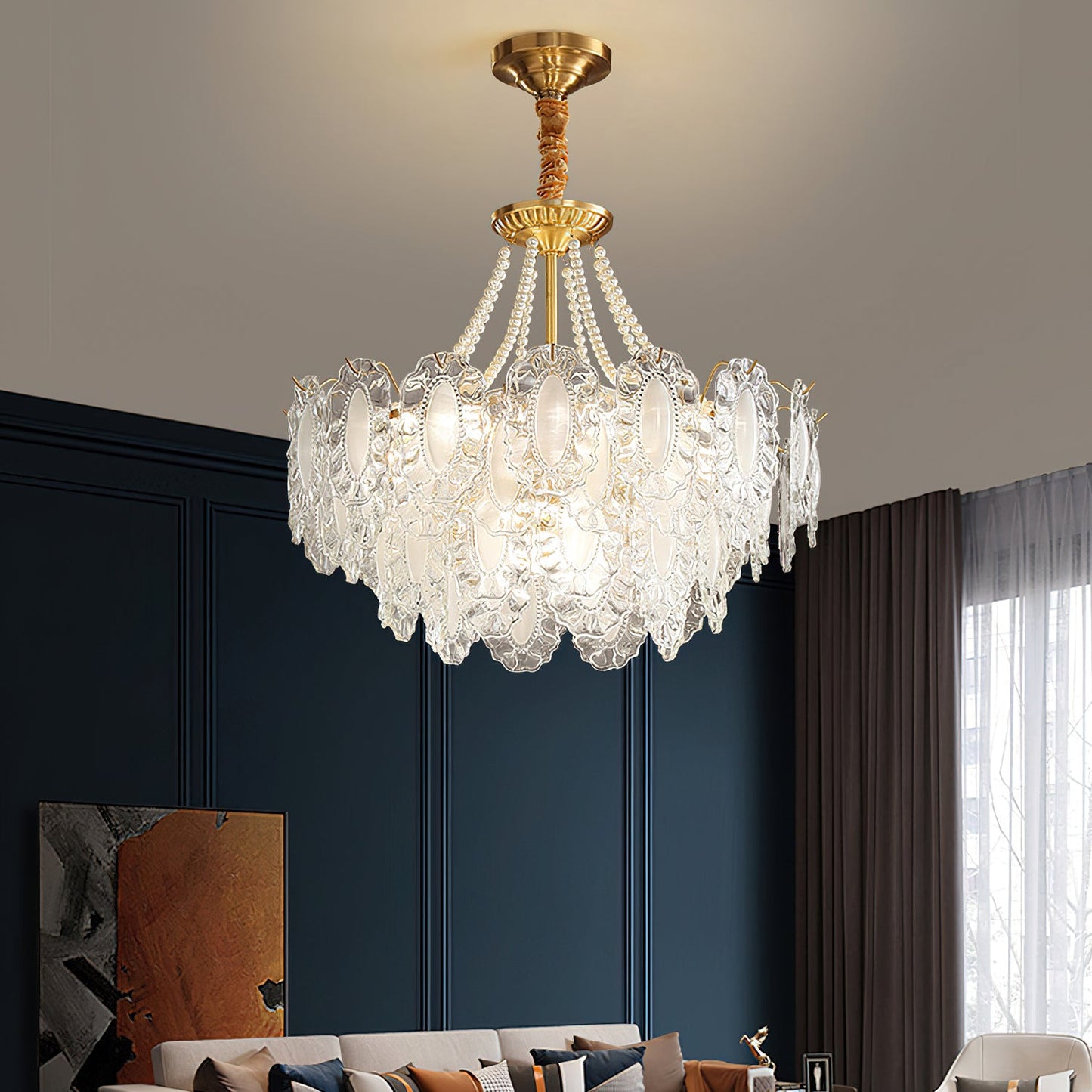 Nason Pearl Glass Chandelier