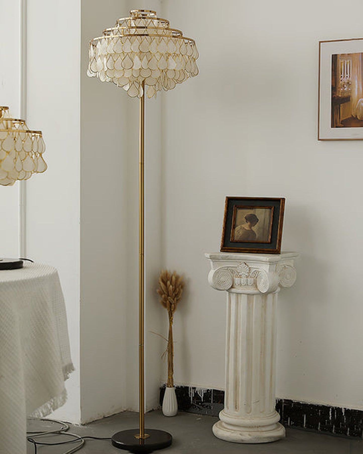Abbington Shell Floor Lamp