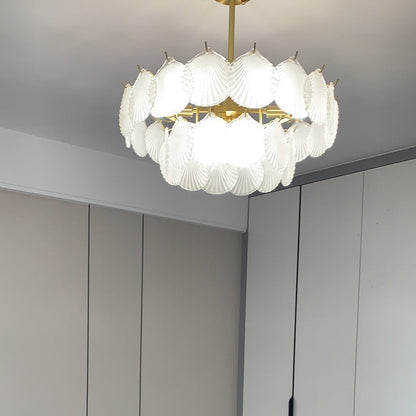 Shell Glass chandelier