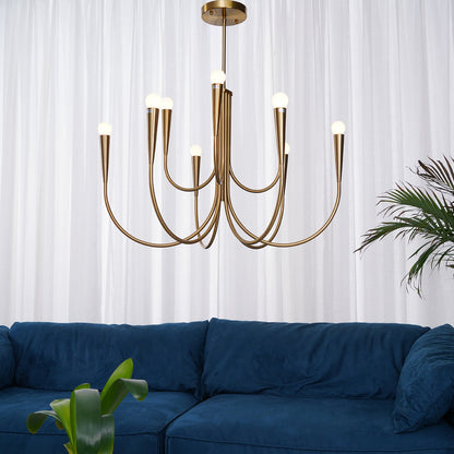 Swoop Arm Chandelier