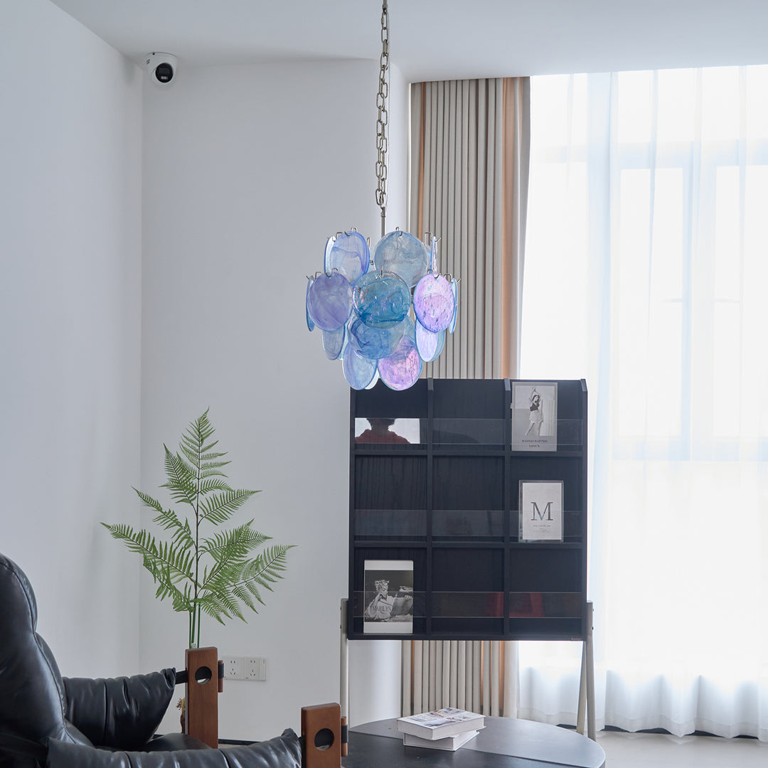 Loire Valley Glass Chandelier
