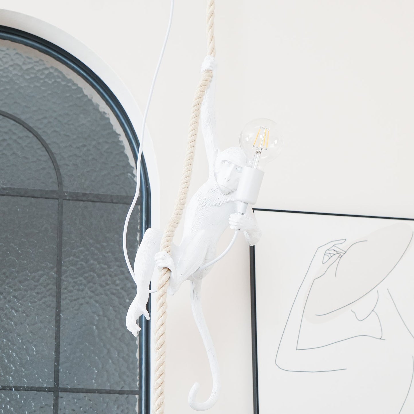 Monkey Pendnant Lamp