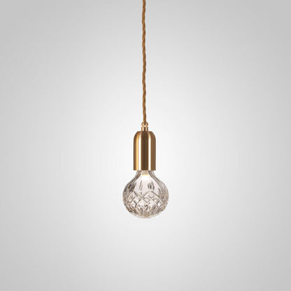 Crystal Bulb Pendant Light