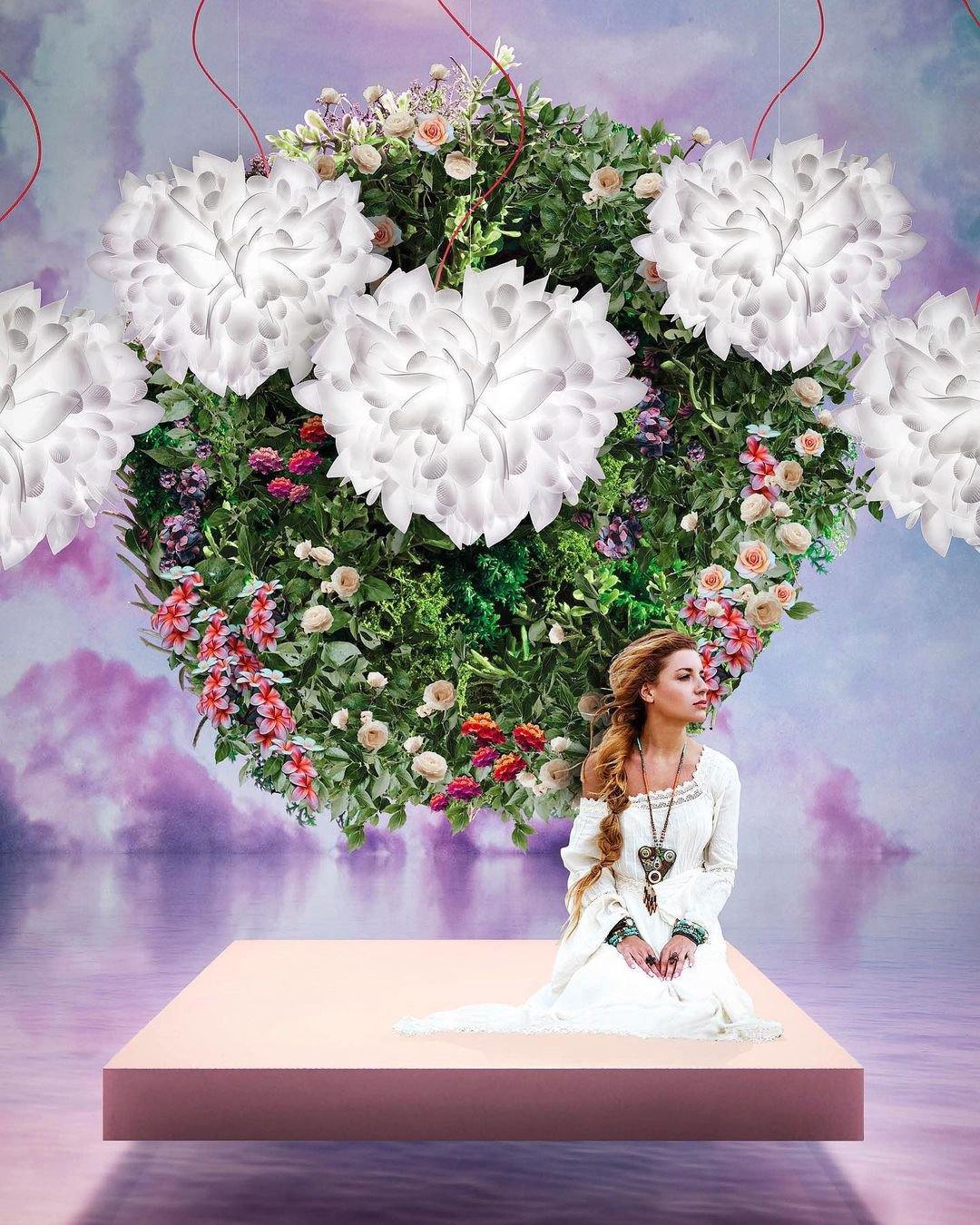 Flower Art Pendant Lamp