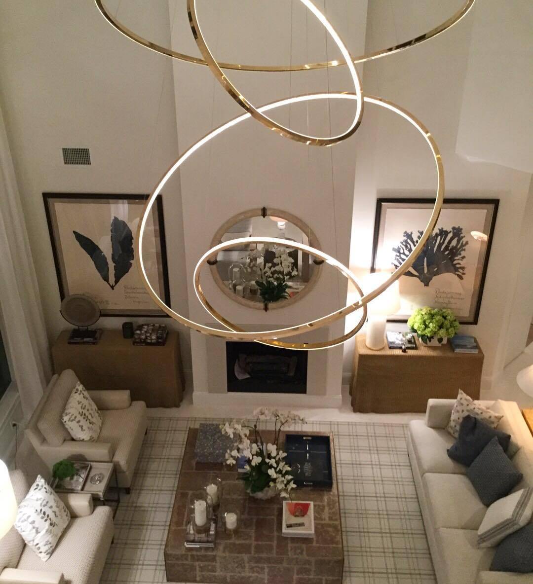 Lohja Gold Chandelier