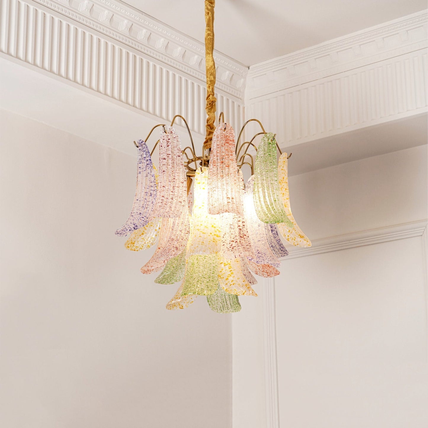 Venini Glass Chandelier