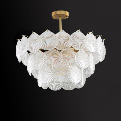 Shell Glass chandelier