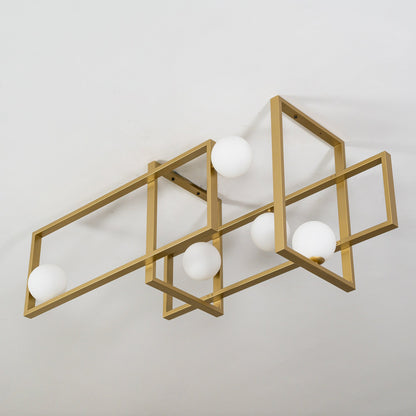 مصباح سقف زجاجي من موندريان 