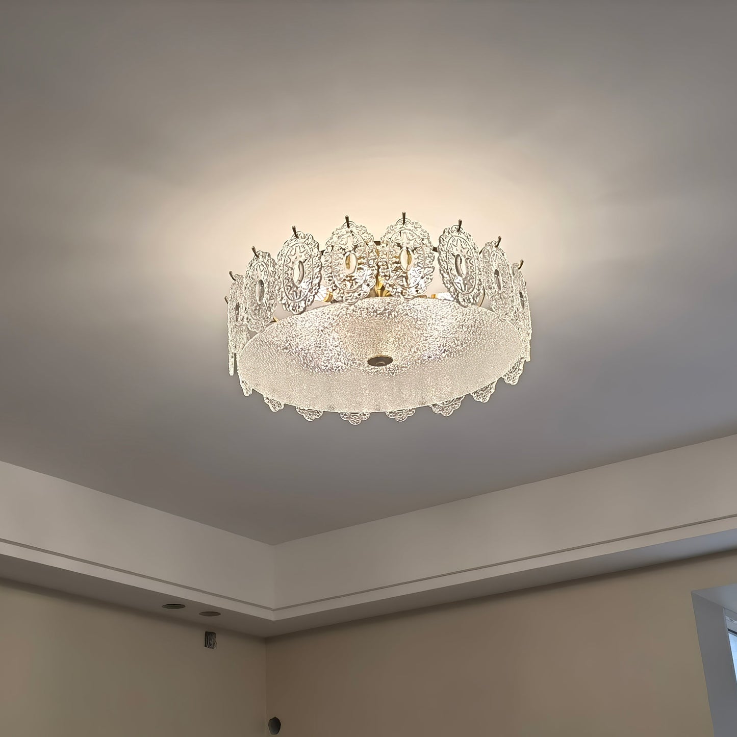 Drum Crystal Chandelier
