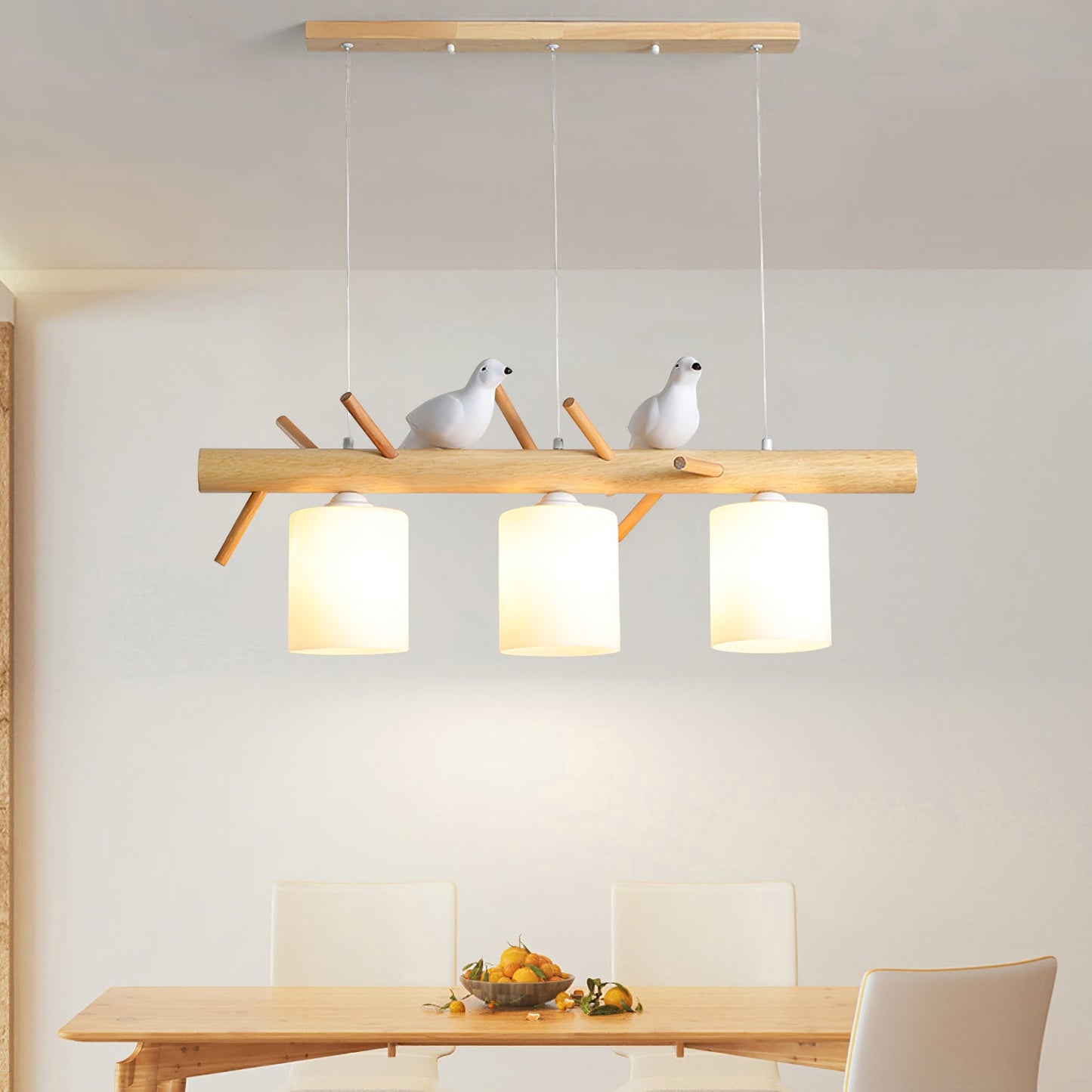 Birdy Wooden Pendant Lamp