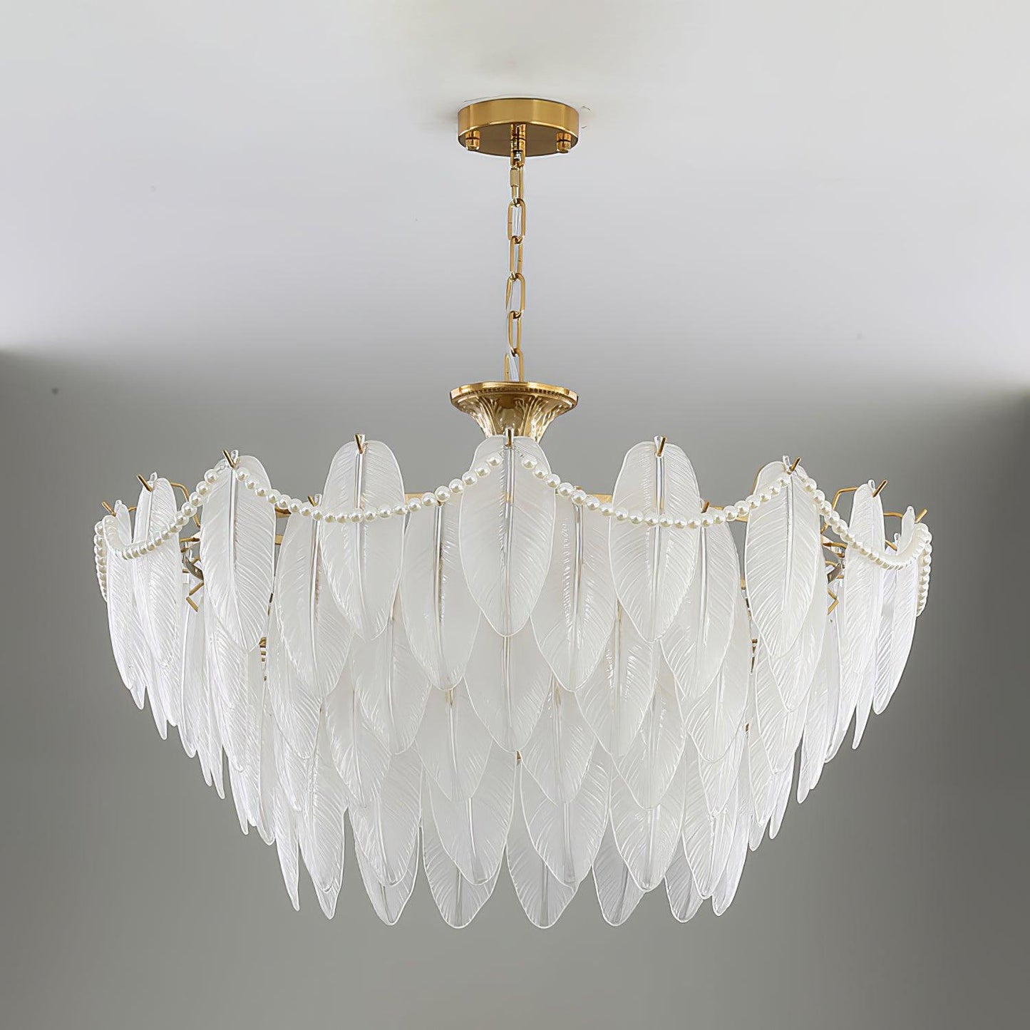 Crystal Feather Chandeliers