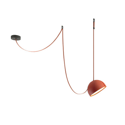Plusminus Semispheres Leather Pendant Lamp