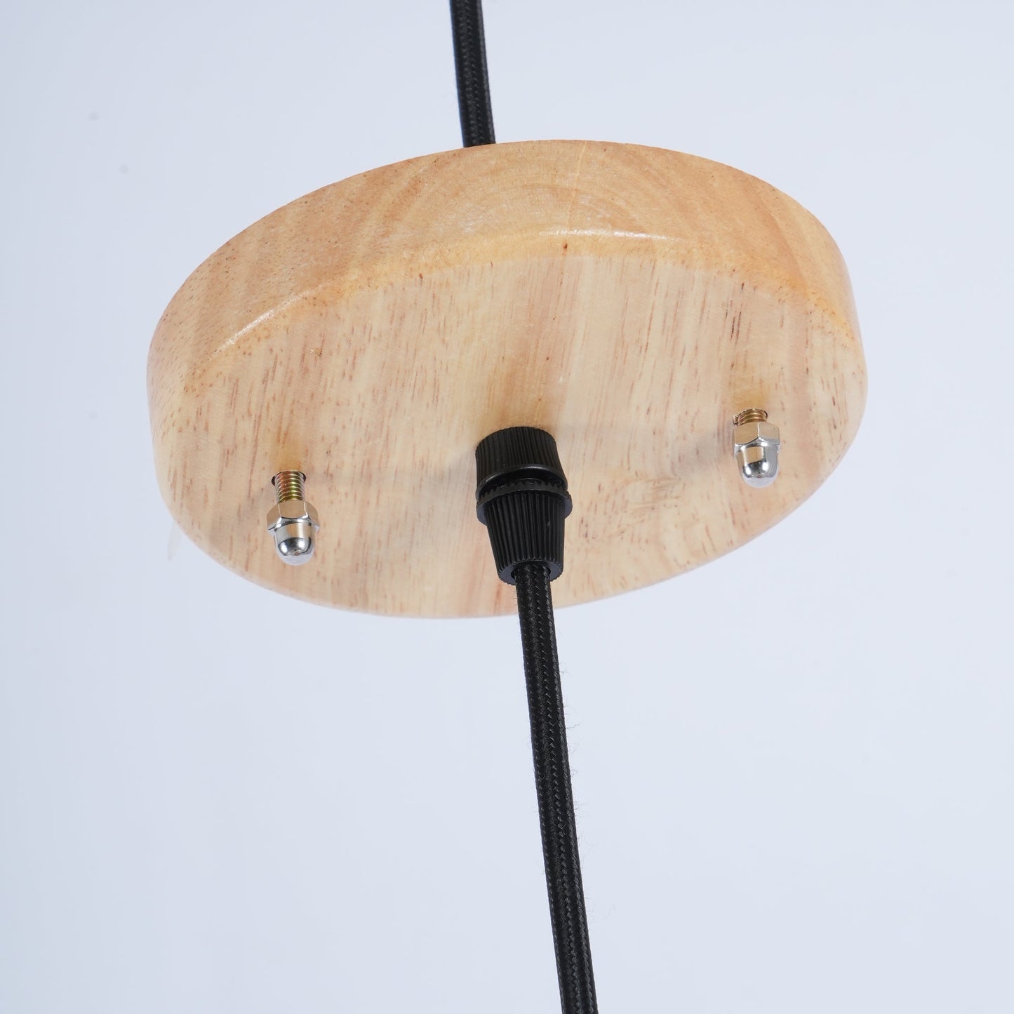 Wooden Pumpkin Pendant Lamp