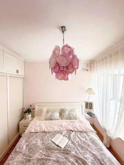 Loire Valley Glass Chandelier