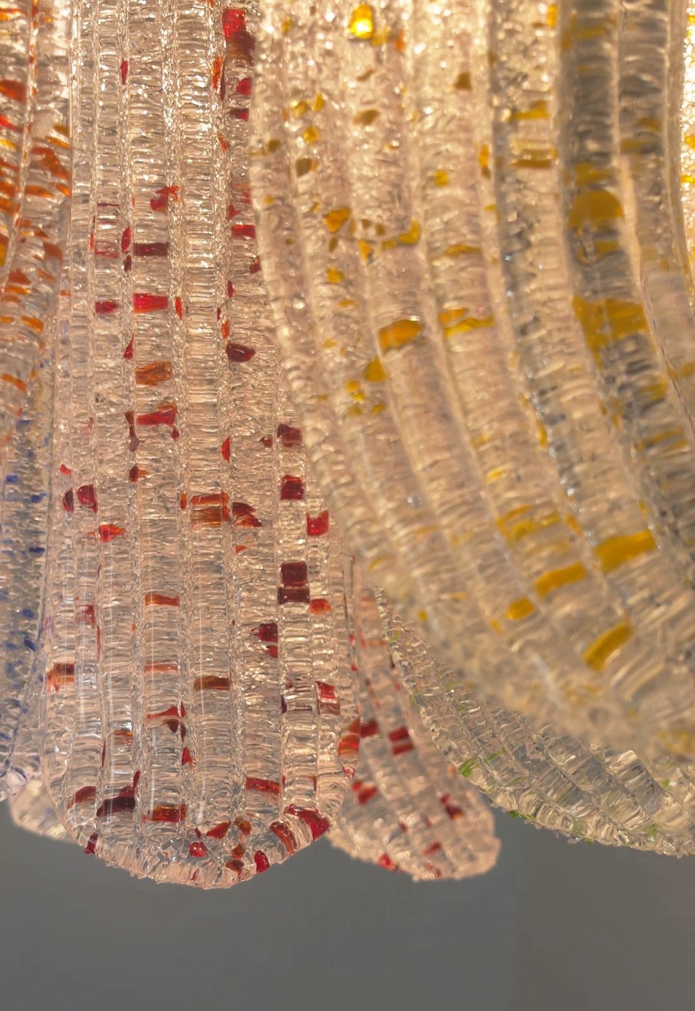 Venini Glass Chandelier