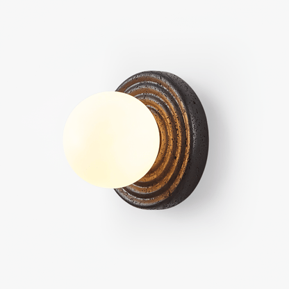 Lunara Travertine Wall Sconce