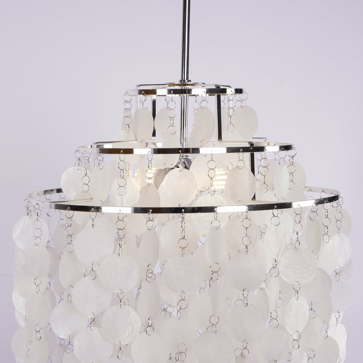 Round Shell Chandelier