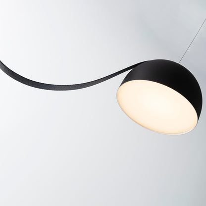 Plusminus Semispheres Leather Pendant Lamp