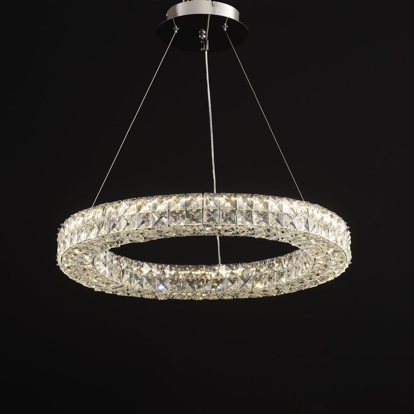 Asscher Ring Chandelier