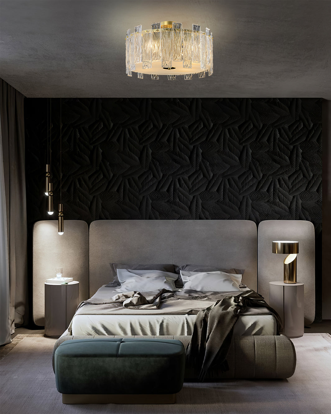 Scattered Glass Ceiling Lamp