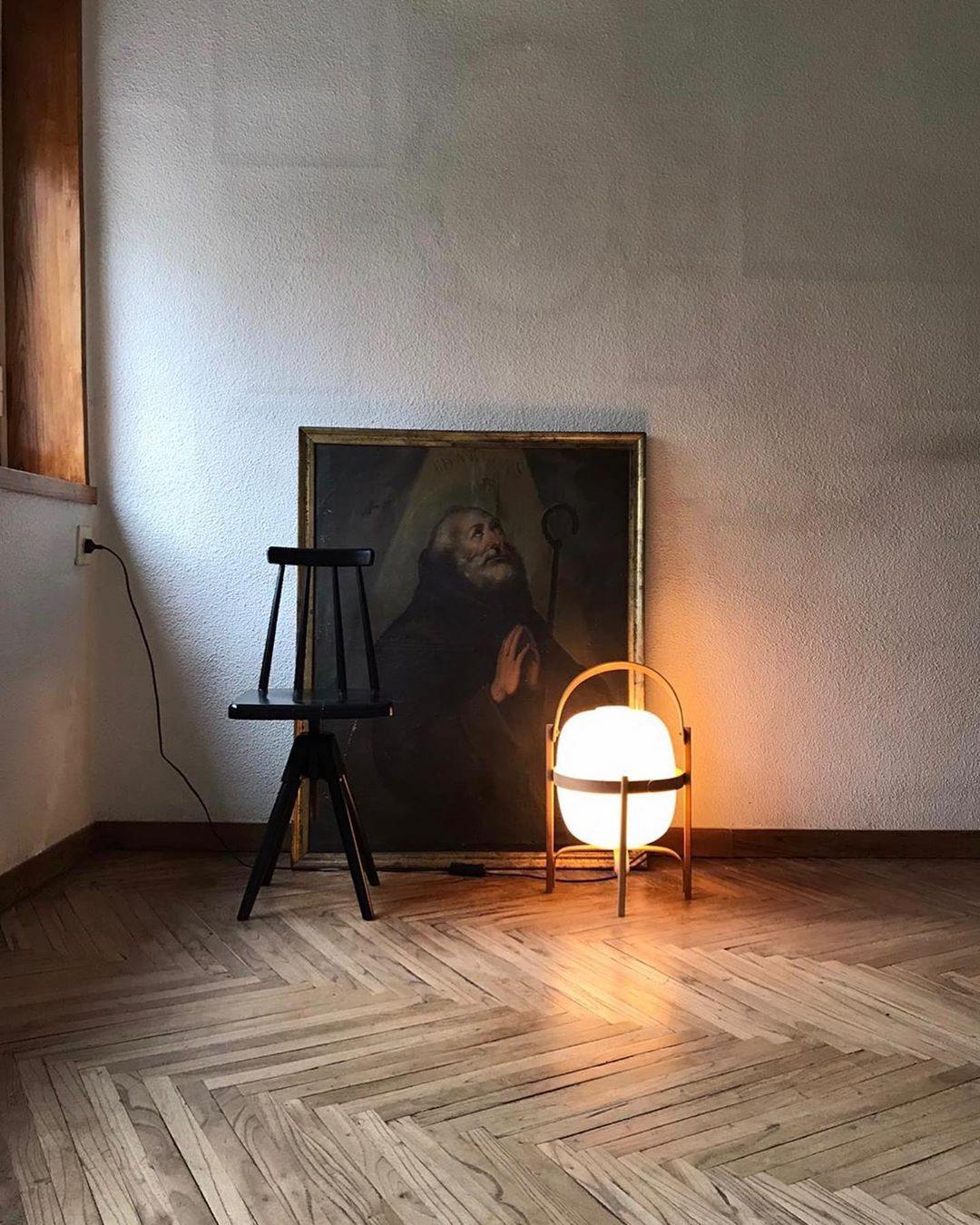 Lantern Glass Table Lamp