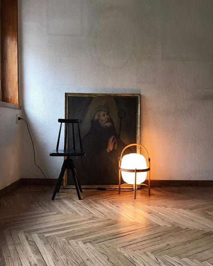 Lantern Glass Table Lamp