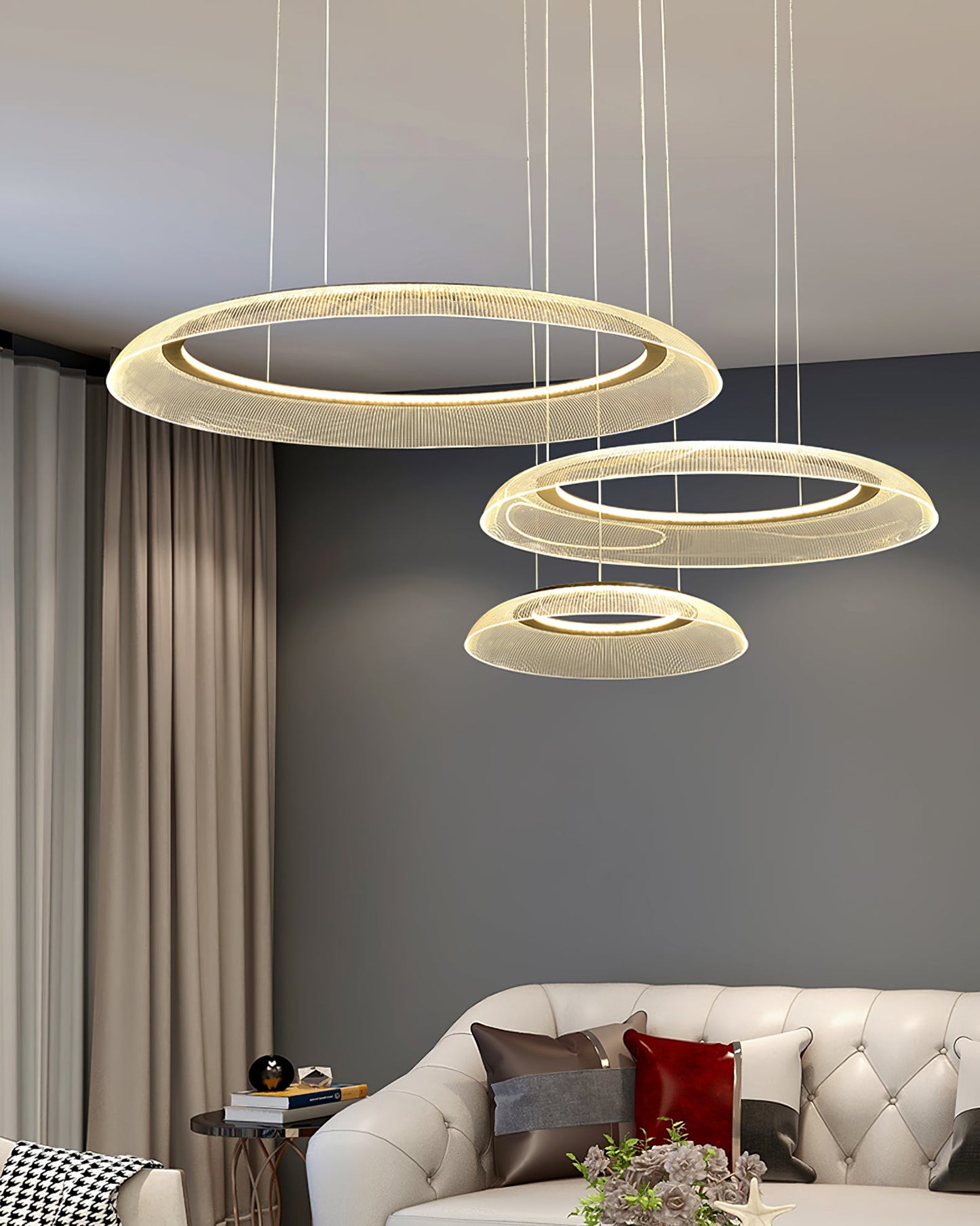 Graduated Circle Chandelier