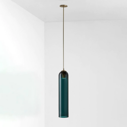 Long Tube Glass Pendant Lamp