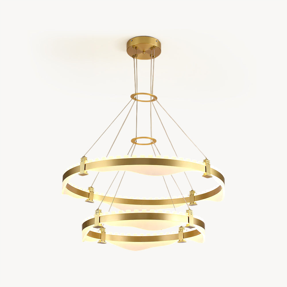 Ring Metallic Chandelier