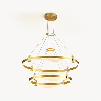 Ring Metallic Chandelier
