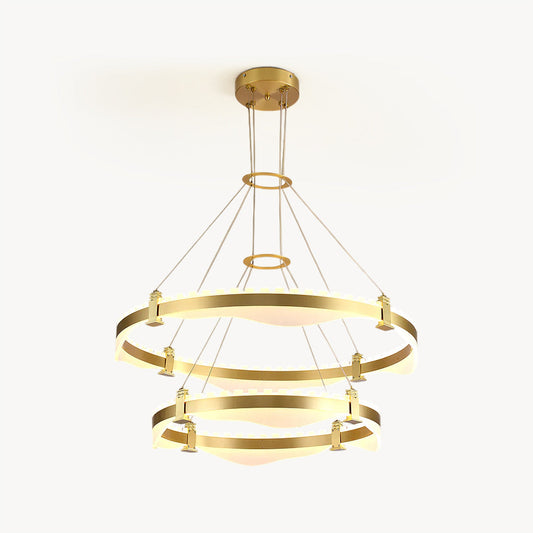 Ring Metallic Chandelier