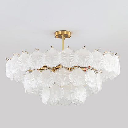 Shell Glass chandelier