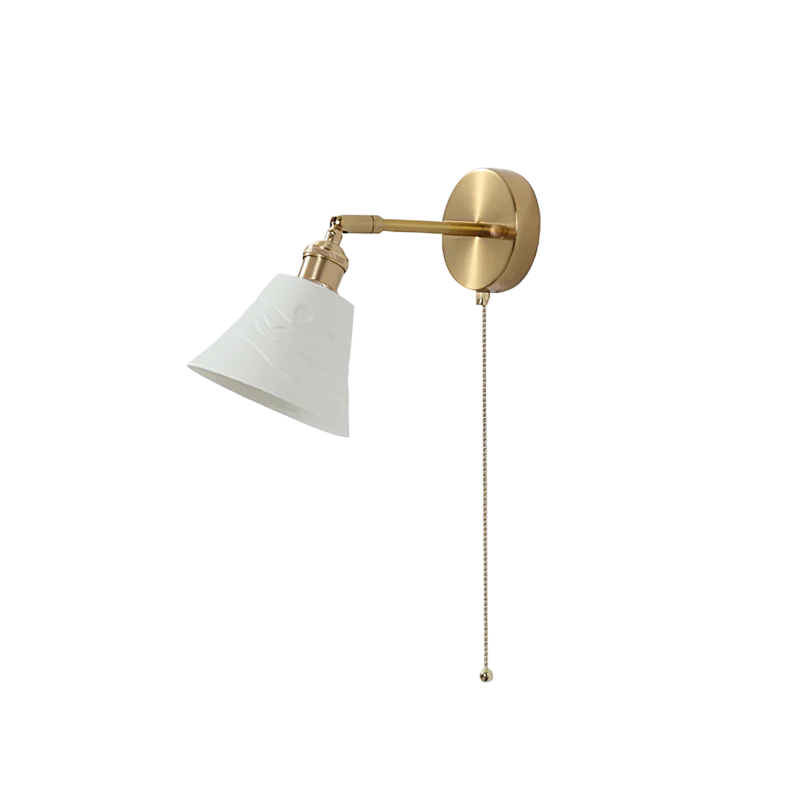 مصباح حائط سيراميكي مخروطي 