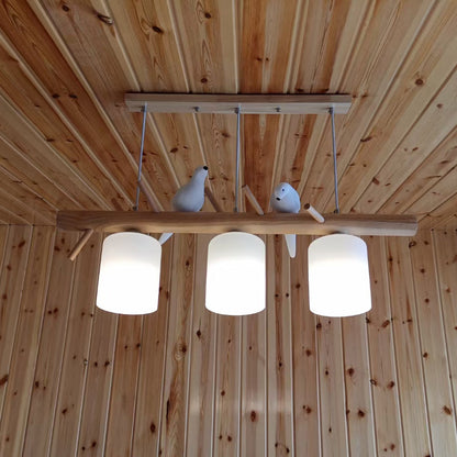 Birdy Wooden Pendant Lamp
