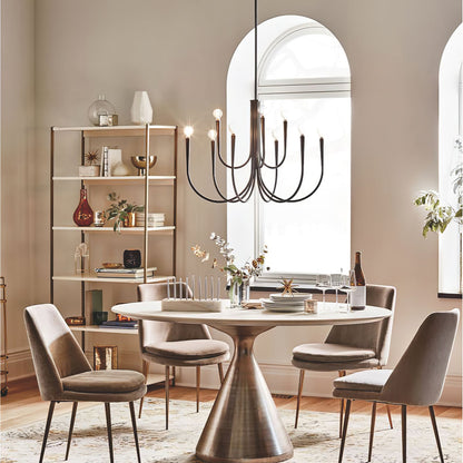 Swoop Arm Chandelier