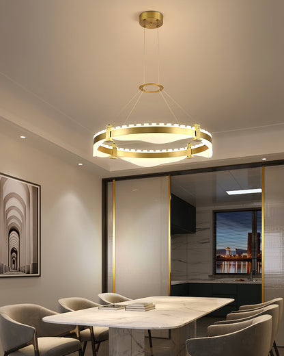 Ring Metallic Chandelier