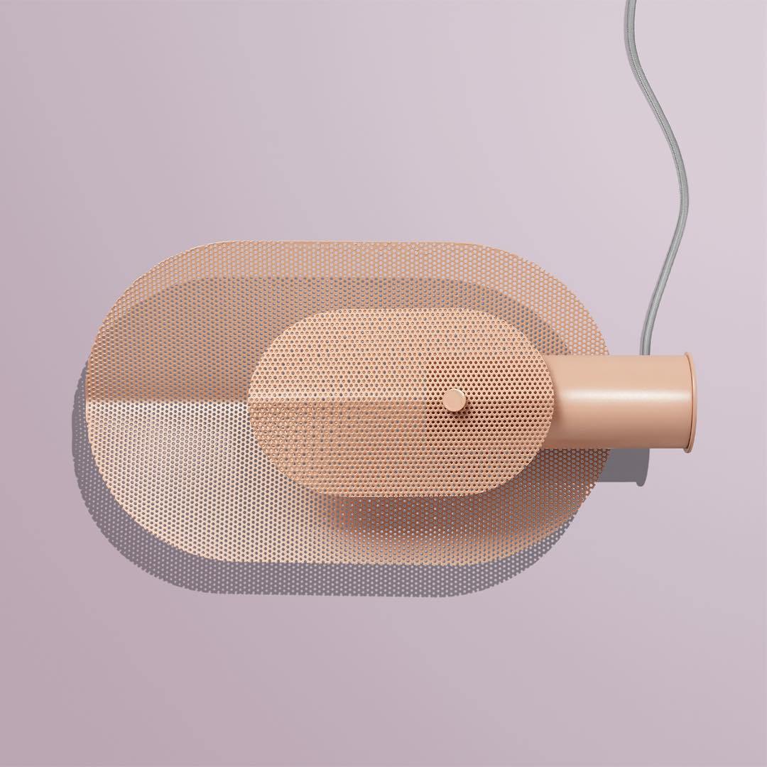 مصباح طاولة الأقراص 