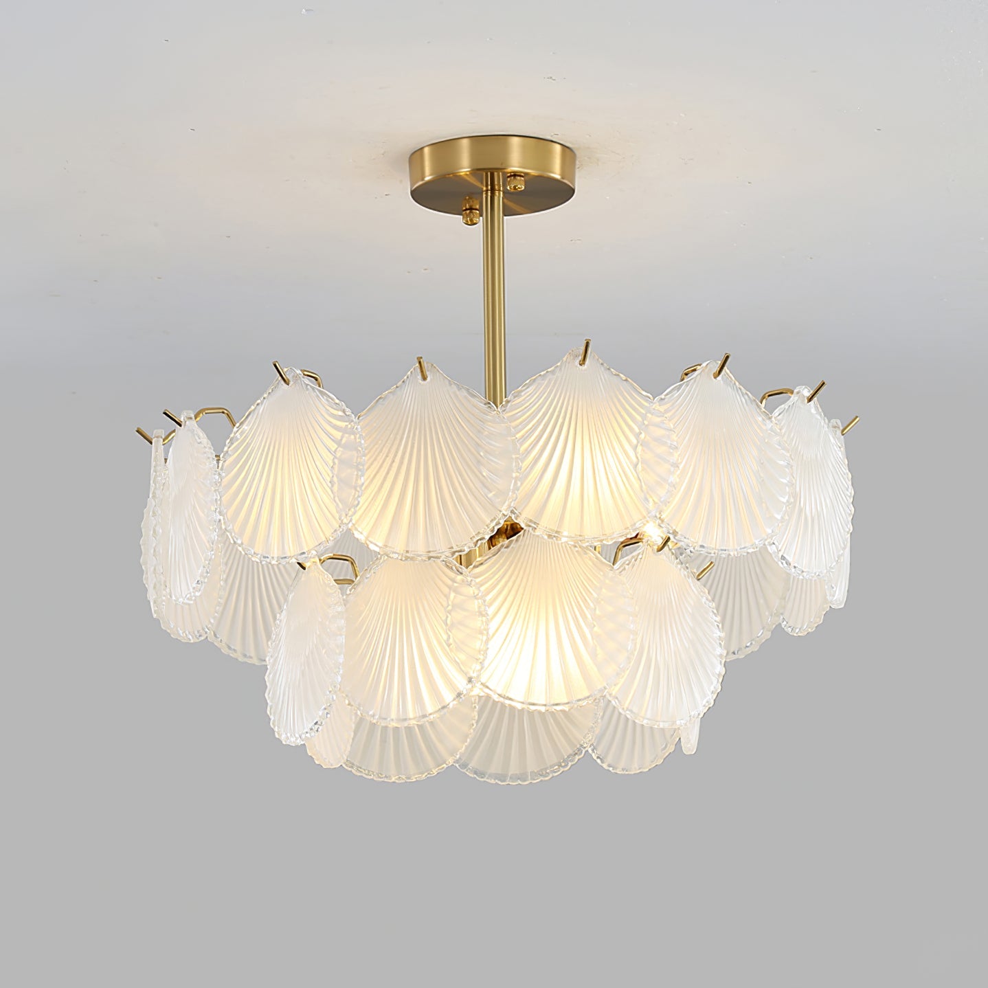 Shell Glass chandelier