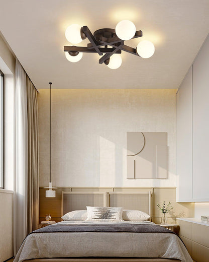 Wood Orin Ceiling Light