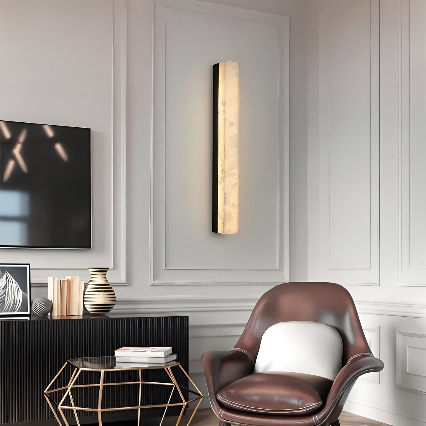 Delaney Alabaster Wall Lamp