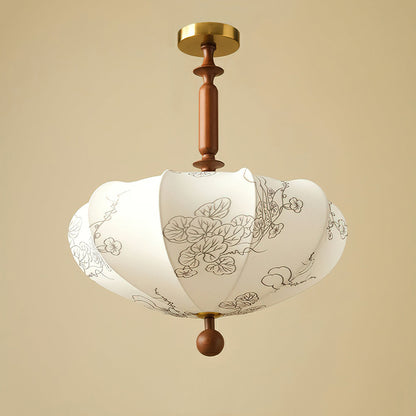 Floral Patterned Ceiling Light