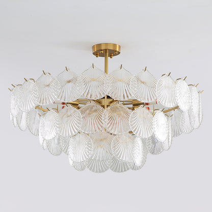 Shell Glass chandelier