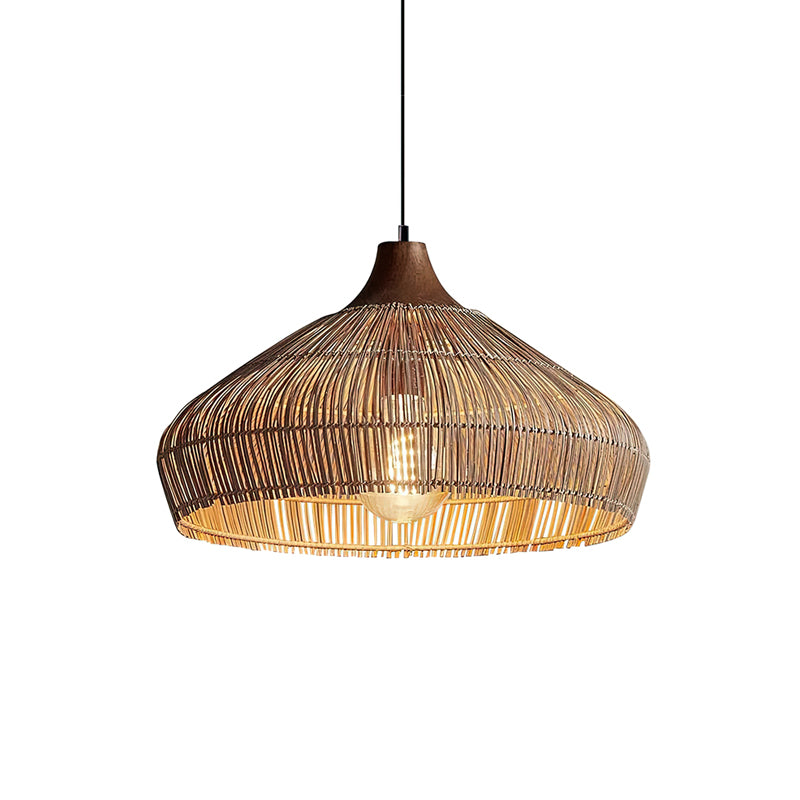 Wicker Rattan Pendant Light