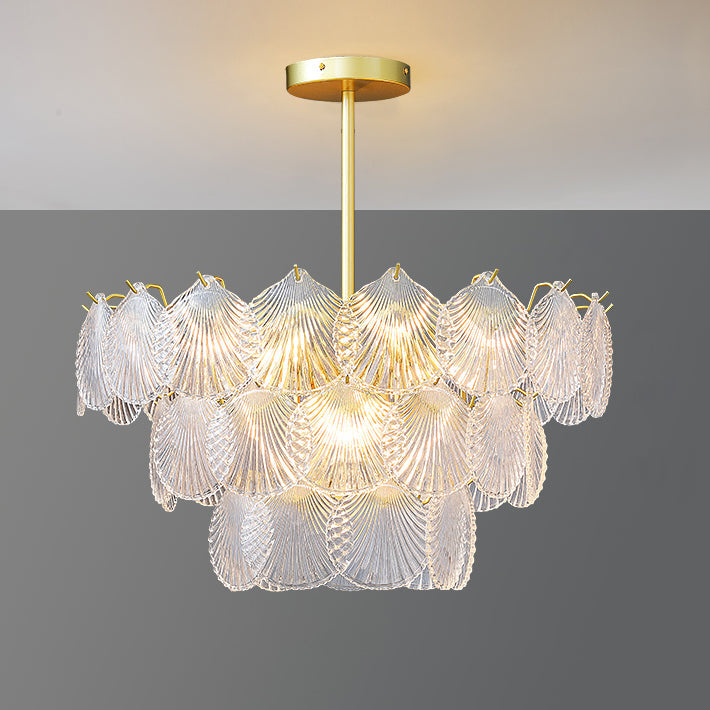 Shell Glass chandelier