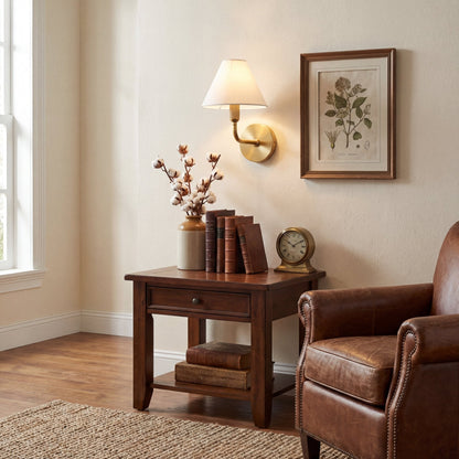 Clara Brass Wall Sconce