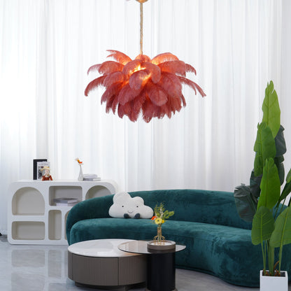 Ostrich Feather Chandeliers
