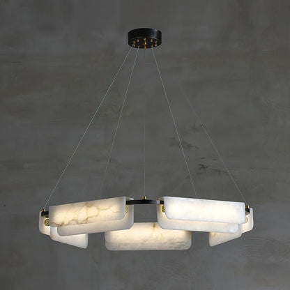 Delia Alabaster Chandelier