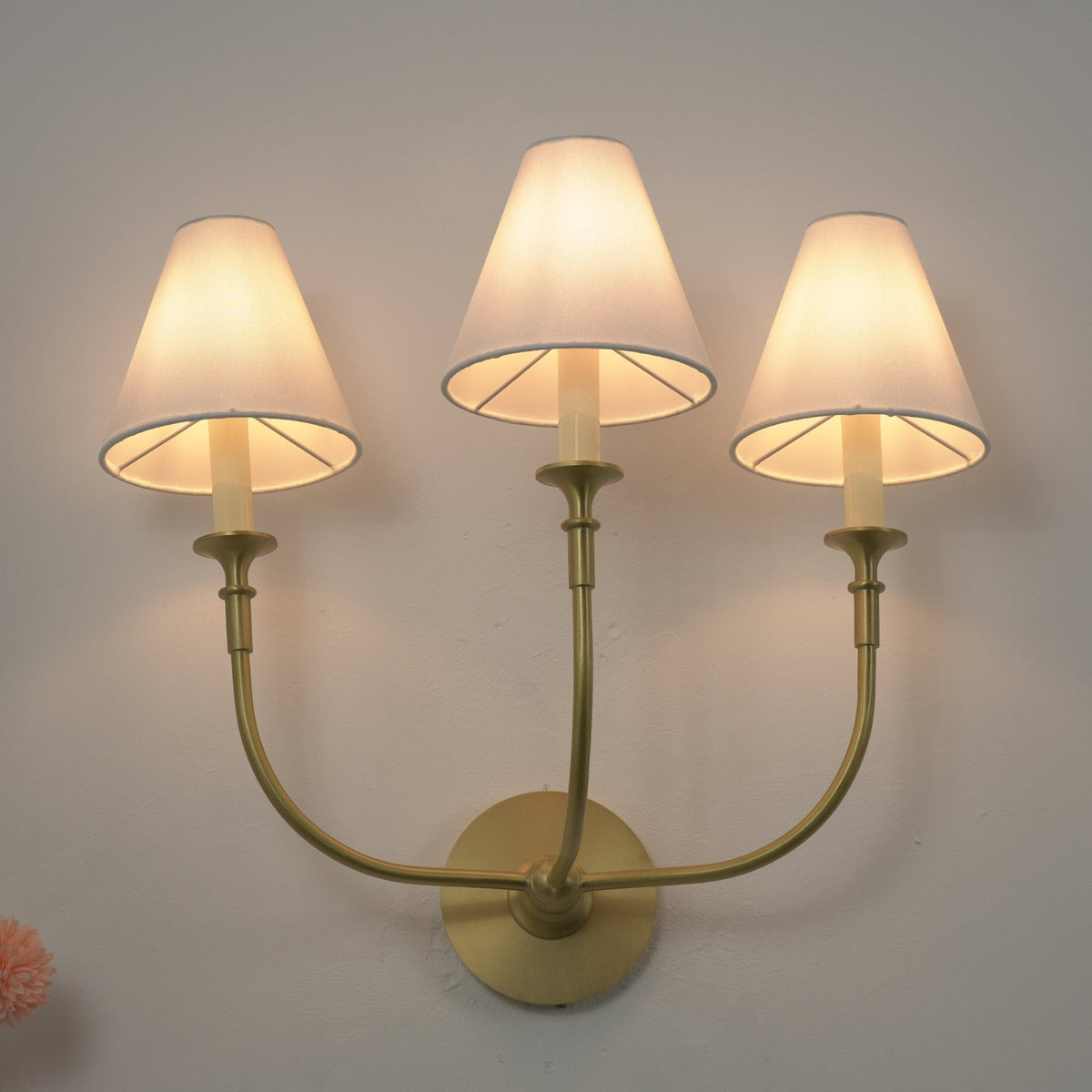 Lydia Three-Light Wall Sconce