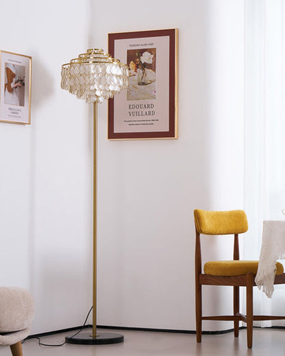 Abbington Shell Floor Lamp