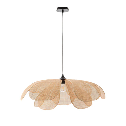 Rattan Petal Pendant Lamp